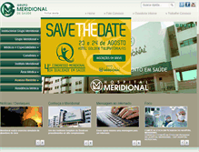 Tablet Screenshot of hospitalmeridional.com.br